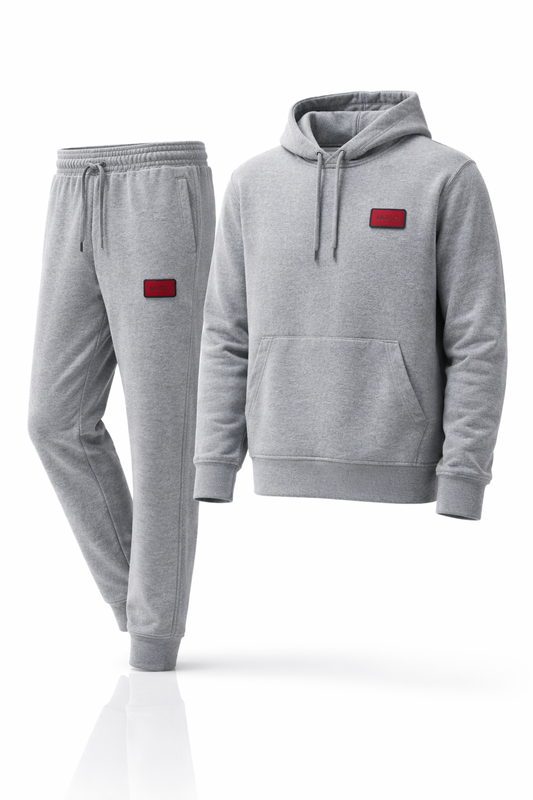 بدلة رياضية رمادية – ستايل عصري وراحة مطلقة